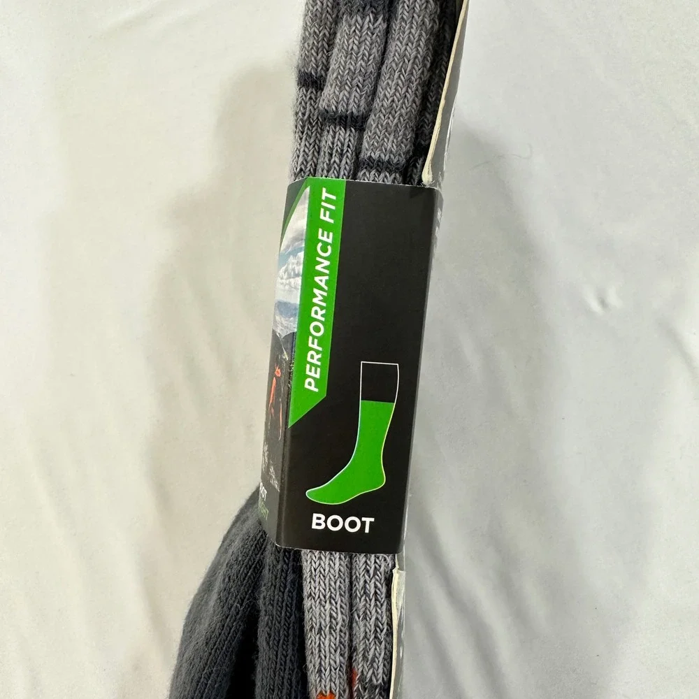 Bridgedale Hike Midweight Merino Performance Boot Socks Mens Large Grey Black